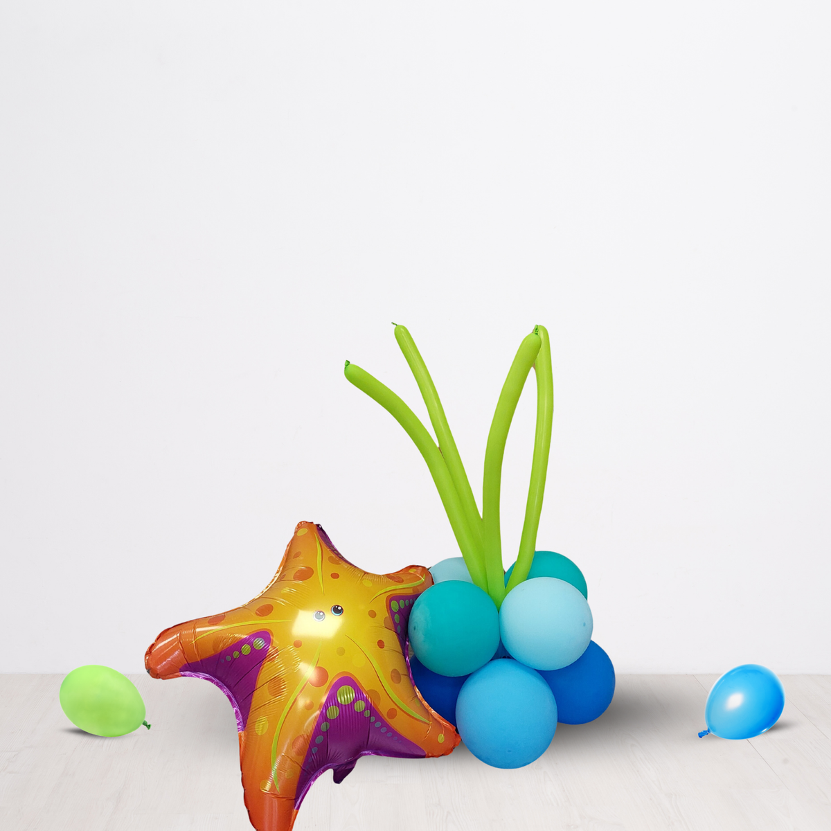 Under the sea fish birthday balloon bouquet product photo 7