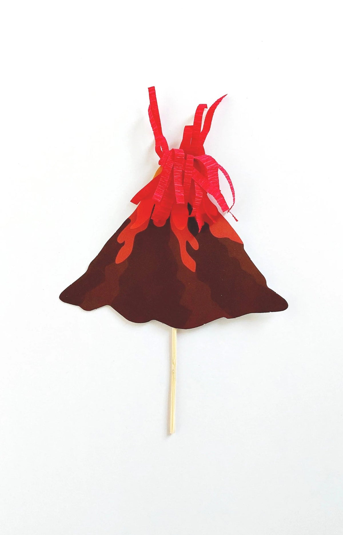 Volcano Dinosaurs Birthday Cake Topper set product photo 4