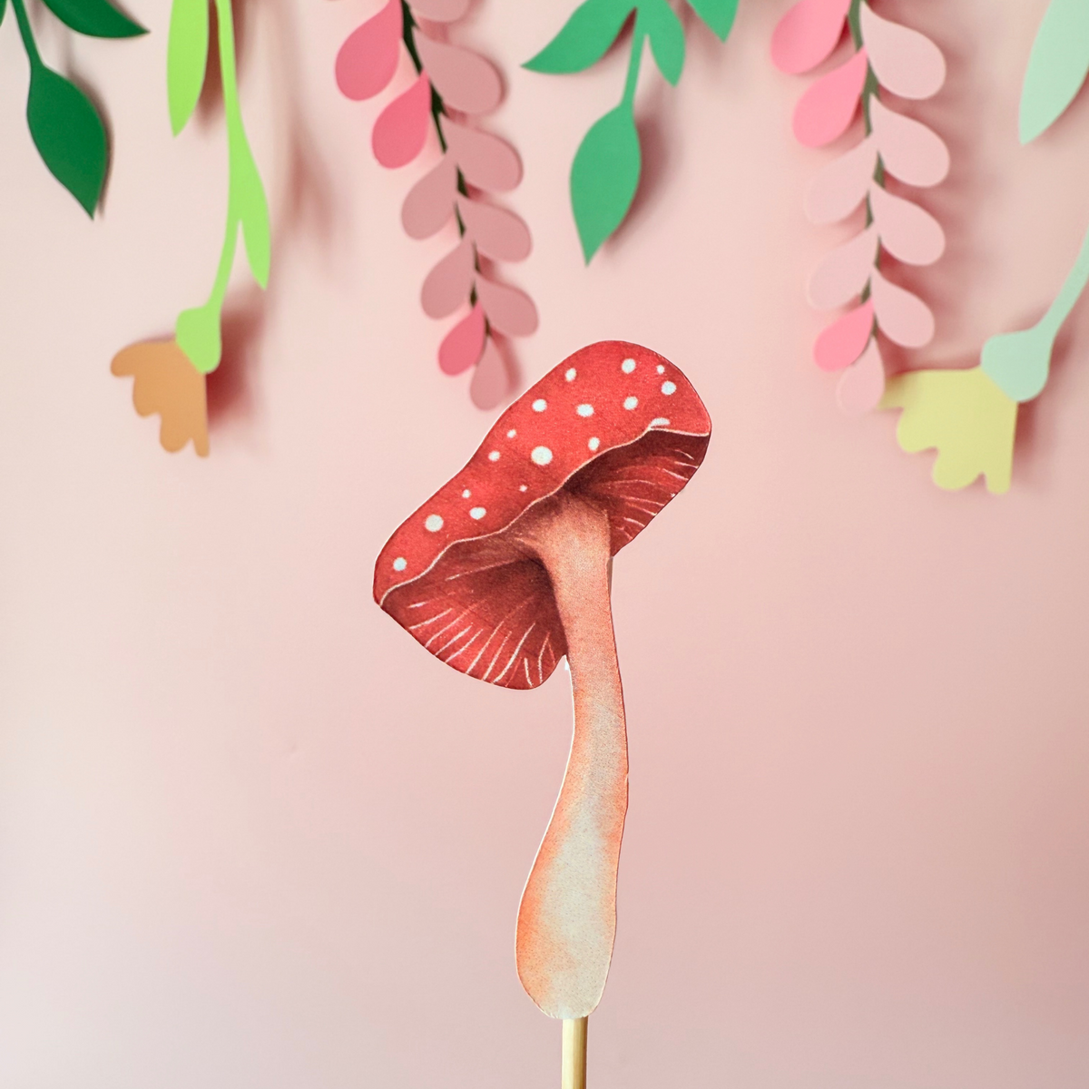 11pcs Whimsical iridescent Fairy Garden Cake Topper Set – Handmade with product photo 7