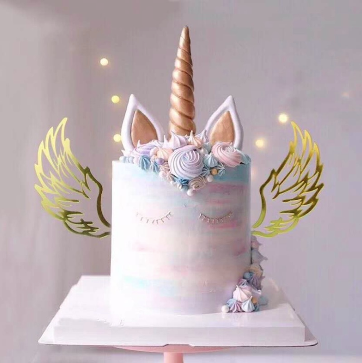 Unicorn Cake With Meringue Wings (By Veronica Arthur With Love &  Confection) - CakeCentral.com
